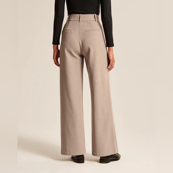 Daisy Grace Taupe Wide-Leg Pants *NWOT* - Picture 3 of 8